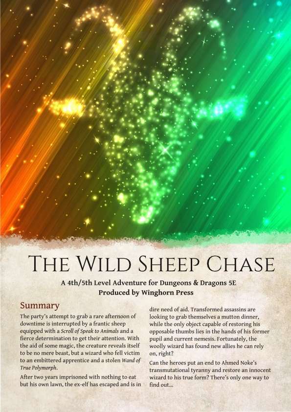 The Wild Sheep Chase Richard Jansenparkes