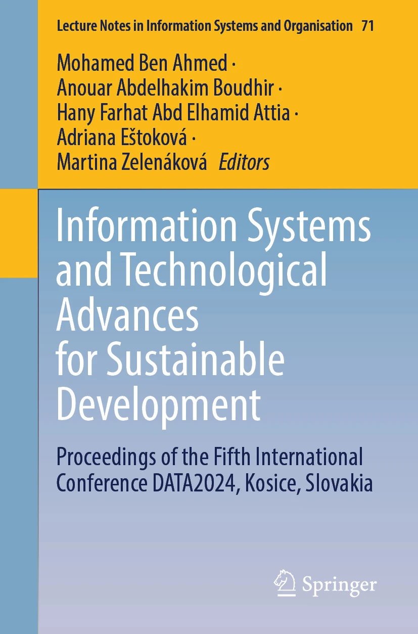 Information Systems And Technological Advances For Sustainable Development Proceedings Of The Fifth International Conference Data2024 Mohamed Ben Ahmed