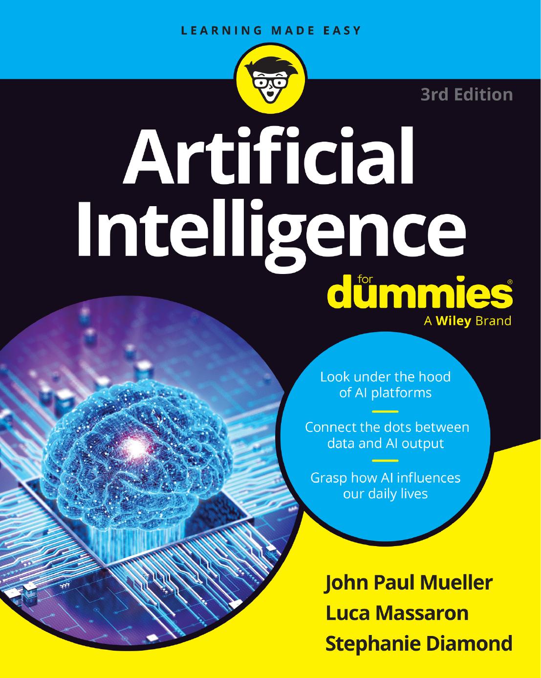 Artificial Intelligence For Dummies 3rd Edition John Paul Mueller