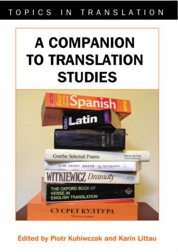 A Companion To Translation Studies Piotr Kuhiwczak Karin Littau