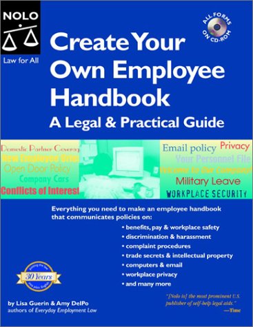 Create Your Own Employee Handbook A Legal And Practical Guide Bkcdrom Lisa Guerin