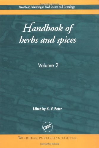 Handbook Of Herbs And Spices 1st Edition K V Peter