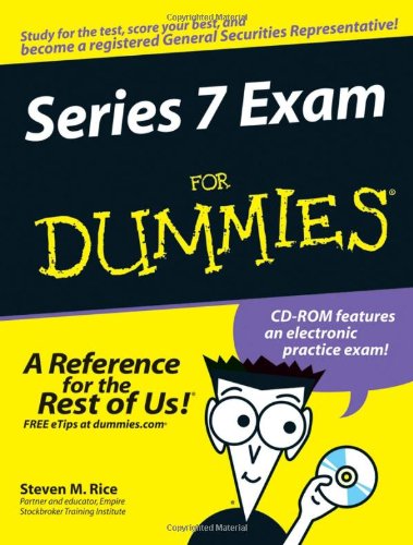 Series 7 Exam For Dummies Steven M Rice