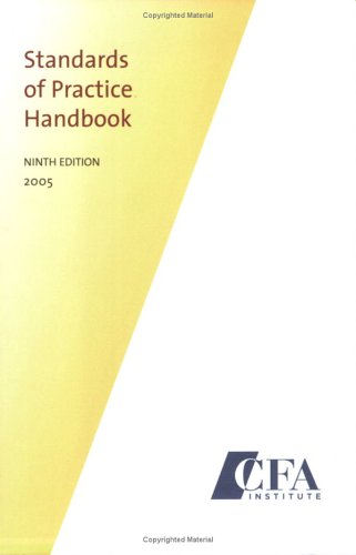 Standards Of Practice Handbook 9th Cfa Institute