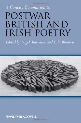 A Concise Companion To Postwar British And Irish Poetry Nigel Alderman