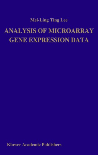 Analysis Of Microarray Gene Expression Data Ting Lee Meiling