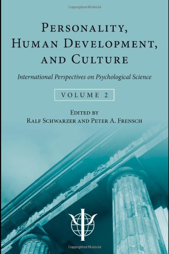 Personality Human Development And Culture International Perspectives On Psychological Science 1st Edition Ralf Schwarzer
