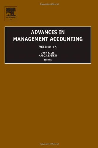 Advances In Management Accounting Vol 16 John Y Lee John Y Lee