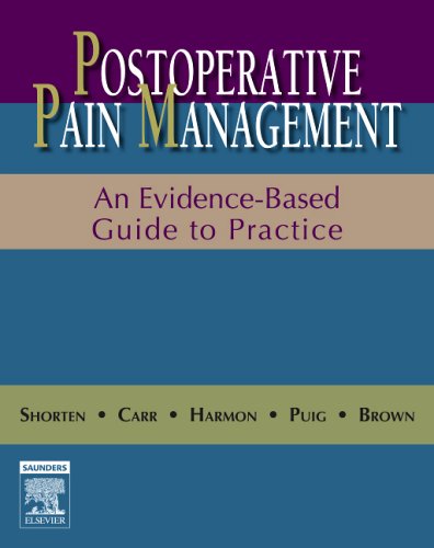 Postoperative Pain Management An Evidencebased Guide To Practice George Shorten Ffarcsi Frca Md Phd