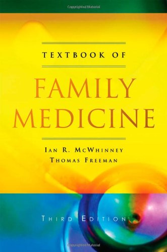 Textbook Of Family Medicine 3rd Edition Ian R Mcwhinney Thomas Freeman
