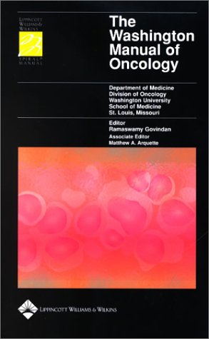 The Washington Manual Of Oncology 1st Ramaswamy Govindan