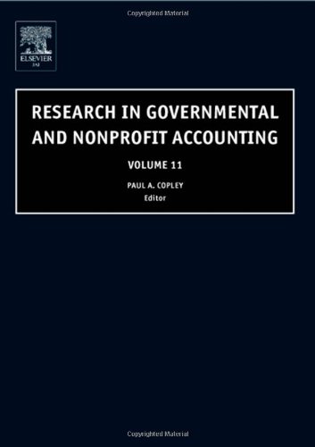 Research In Governmental And Nonprofit Accounting Copley