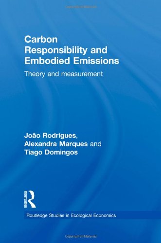 Carbon Responsibility And Embodied Emissions Theory And Measurement 1st Edition Joo F D Rodrigues