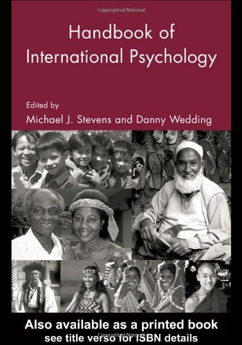The Handbook Of International Psychology 1st Edition Michael J Stevens