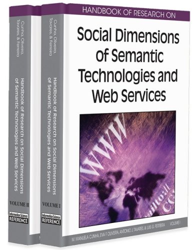 Handbook Of Research On Social Dimensions Of Semantic Technologies And Web Services 1st Edition M Manuela Cunha