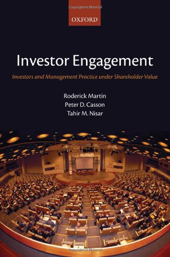 Investor Engagement Investors And Management Practice Under Shareholder Value Roderick Martin