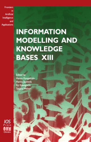 Information Modelling And Knowledge Bases Xiii Hannu Kangassalo
