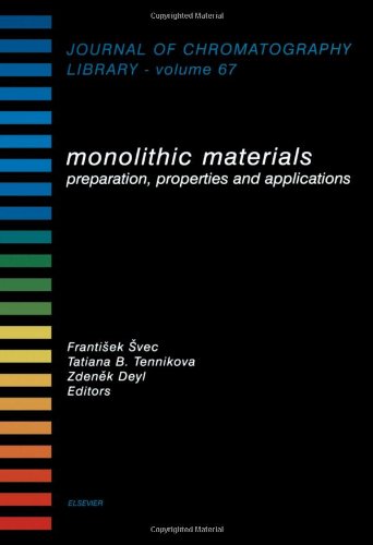 Monolithic Materials Preparation Properties And Applications 1st Edition Frantiek Vec