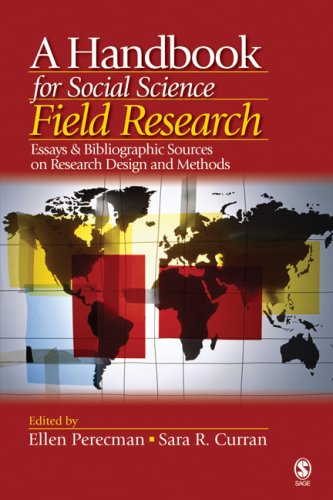 A Handbook For Social Science Field Research Essays Bibliographic Sources On Research Design And Methods 1st Edition Ellen Perecman