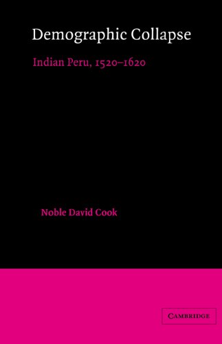 Demographic Collapse Indian Peru 15201620 Noble David Cook