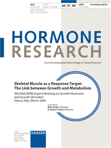 Skeletal Muscle As A Response Target The Link Between Growth And Metabolism 1st Edition M B Ranke