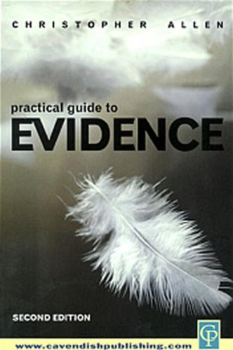 Practical Guide To Evidence 2nd Edition Allen