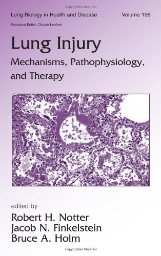 Lung Injury Mechanisms Pathophysiology And Therapy 1st Edition Robert H Notter