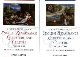 A New Companion To English Renaissance Literature And Culture 3rd Edition Michael Hattaway