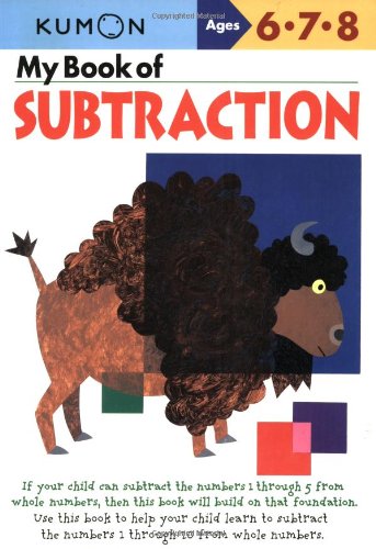 My Book Of Subtraction First Kumon Publishing