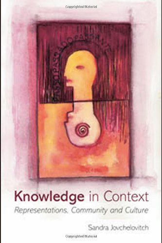 Knowledge In Context Representations Community And Culture 1st Edition Sandra Jovchelovitch