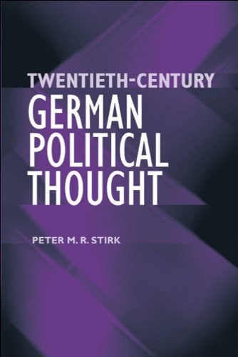 Twentiethcentury German Political Thought Peter Mr Stirk