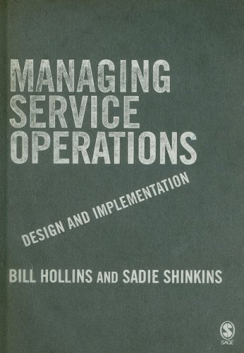 Managing Service Operations Design And Implementation 1st Edition Dr William J Hollins
