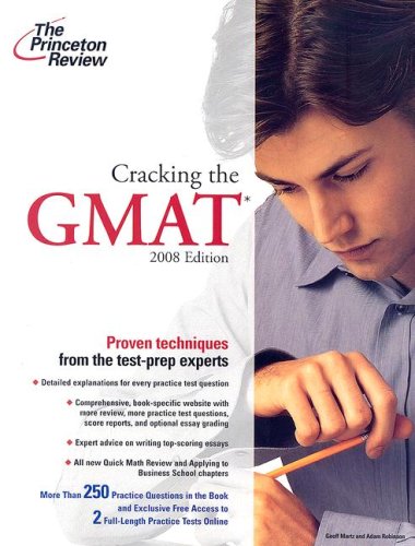 Cracking The Gmat 2008 Edition 2008th Edition Princeton Review