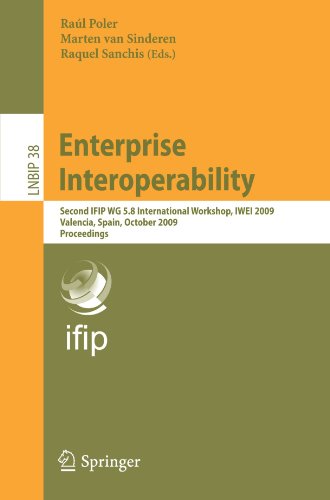 Enterprise Interoperability Second Ifip Wg 58 International Workshop Iwei 2009 Valencia Spain October 1314 2009 Proceedings 1st Edition Ral Poler