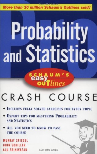 Easy Outline Of Probability And Statistics 1st Edition Murray Spiegel
