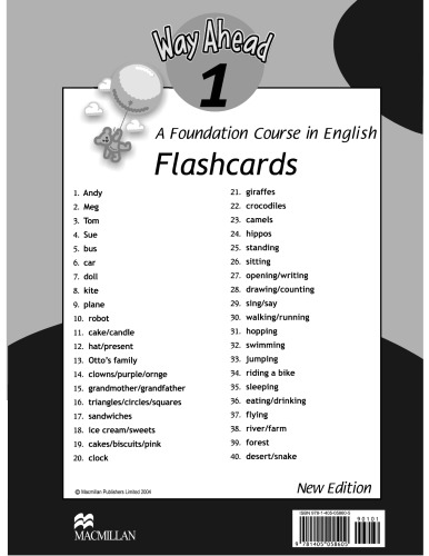 Way Ahead 1 Flashcards Revised Ellis P Et Al
