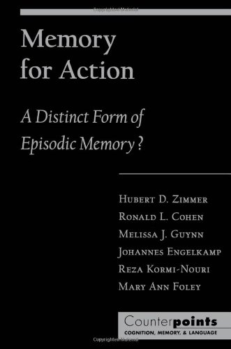 Memory For Action A Distinct Form Of Episodic Memory Hubert D Zimmer