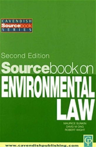 Sourcebook On Environmental Law 2nd Edition Maurice Sunkin