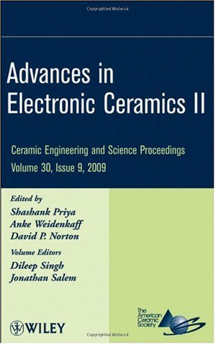 Advances In Electronic Ceramics Ii Shashank Priya Anke Weidenkaff