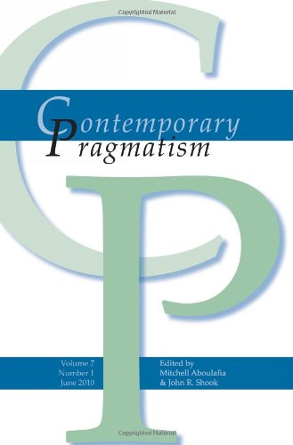 Contemporary Pragmatism Mitchell Aboulafia John R Shook