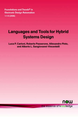 Languages And Tools For Hybrid Systems Design Luca P Carloni