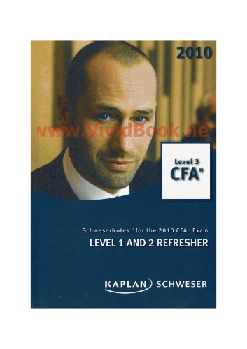 Cfa Level 3 Level 1 And 2 Refresher Kaplan Schweser