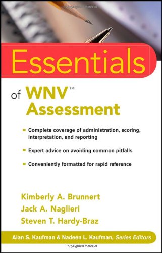 Essentials Of Wnv Assessment 1st Edition Kimberly A Brunnert