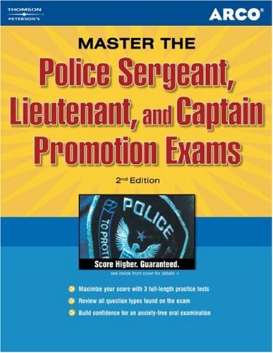 Police Sergeant Lieutenant And Captain Promotion Exams 2nd Francis M Connolly