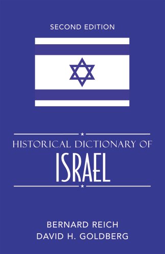 Historical Dictionary Of Israel 2nd Edition David H Goldberg