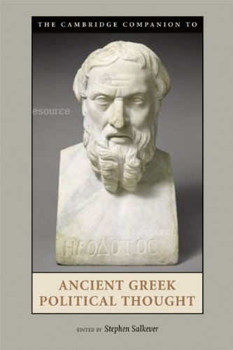 The Cambridge Companion To Ancient Greek Political Thought 1st Edition Stephen Salkever