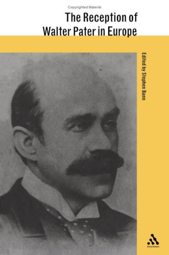 Reception Of Walter Pater In Europe Stephen Bann
