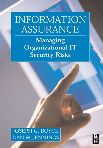 Information Assurance Managing Organizational It Security Risks 1st Joseph Boyce Employee Of The Department Of Defense