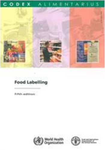 Food Labelling 5 Bklt Joint Fao Who Codex Alimentarius Commiss