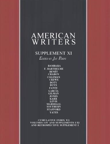 American Writers Supplement 11th Edition Leonard Unger Jay Parini